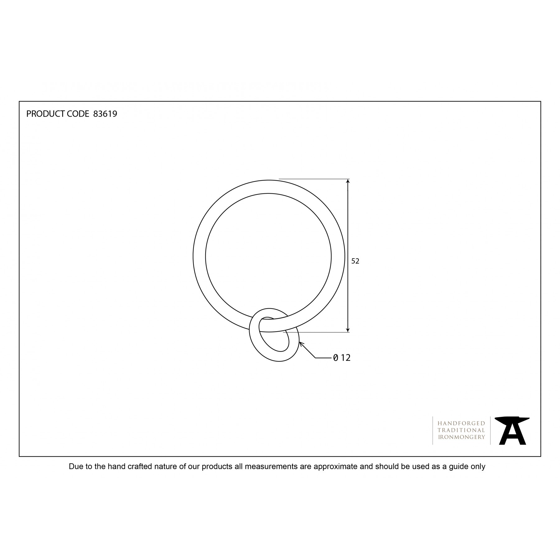 Beeswax Curtain Ring Measurements