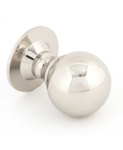 Large Polished Nickel Ball Cabinet Knob