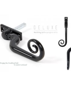 Black Deluxe Monkeytail Espagnolette Handle (RH)