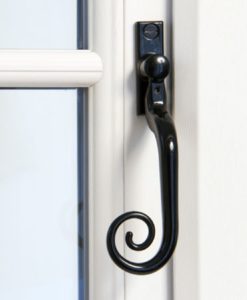 Black Deluxe Monkeytail Espagnolette Handle (LH)