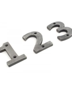 Antique Pewter Numeral 1