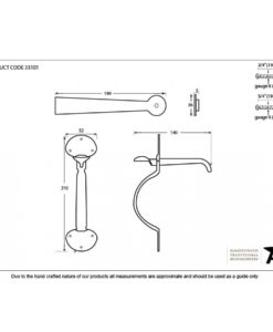 Beeswax Medium Bean Thumblatch