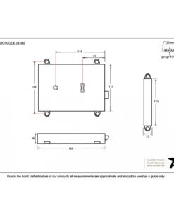 Beeswax Rim Lock & Cast Iron Cover