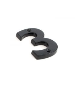 Black Numeral 3