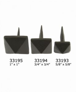 Black Pyramid Door Studs
