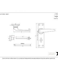 Black Smooth Lever Bathroom Set