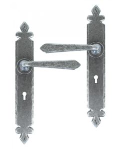 Pewter Cromwell Sprung Lever Lock Set