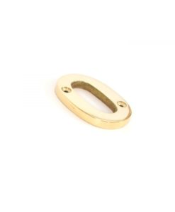 Polished Brass Numeral 0