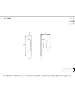 Polished Chrome Hook Plate