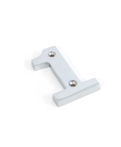 Polished Chrome Numeral 1
