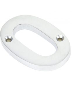 Satin Chrome Numeral No '0'
