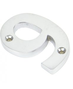 Satin Chrome Numeral No '9'