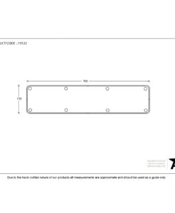 Small Black Kick Plate