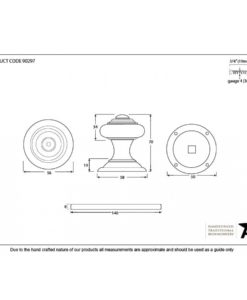 Aged Bronze Elmore Knob Set