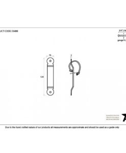 Beeswax Locking Penny End Screw On Staple