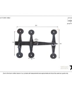 Beeswax Oxford Privacy Latch Set
