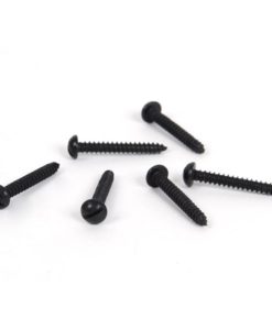 Black Round Head Screws (25) (8 x 1")