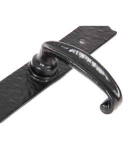 Black Cottage Lever Espag Lock Set