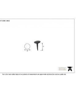 Black Handmade Nail (2