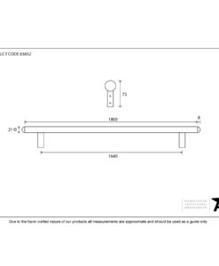 Black Large Pull Handle