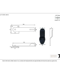 Black Privacy Latch Set