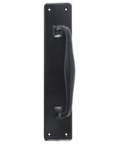 Black Pull Handle On Backplate