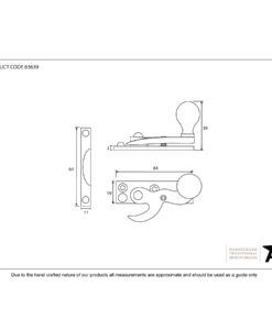 Black Sash Hook Fastener