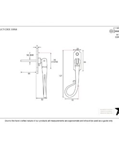 Black Shepherds Crook Espag (LH)