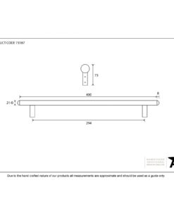 Black Small Pull Handle