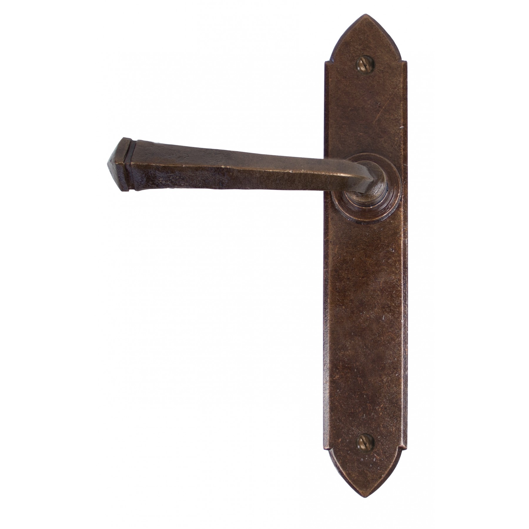 Bronze Gothic Lever Latch Set - Ironmongery From Period Home Style