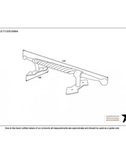 Large Black Robe Pull Handle