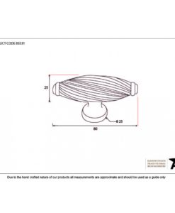 Natural Smooth Cabinet Handle