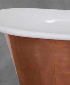 Normandy Copper Bath With Painted Interior