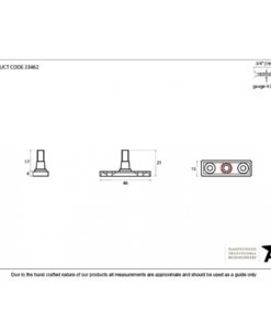 Polished Brass Locking Stay Pin