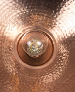 Brindley Pendant Light In Hammered Copper