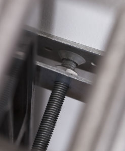 Carron Square Plate Wall Stay (Chrome)