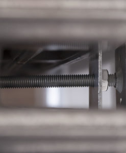 Carron Square Plate Wall Stay (Chrome)