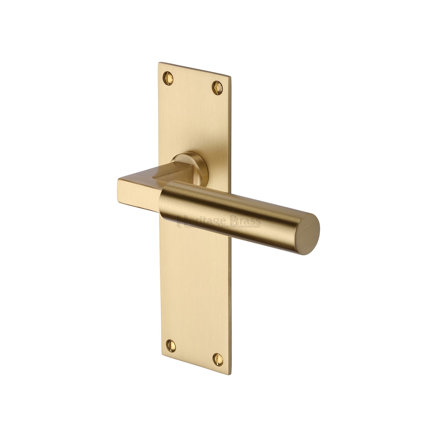 AHB Door Handle 1210/3010 Nickel Polished PZ Bauhaus Door Handle Door Fittings 