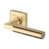 Bauhaus Door Handle On Square Rose