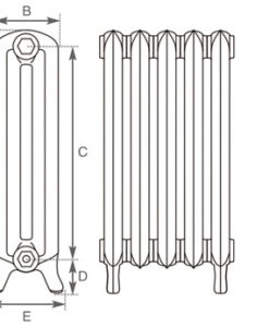 Peerless Cast Iron Radiator