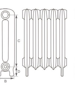 Princess Cast Iron Radiator