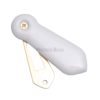 Plain White Porcelain Covered Escutcheon