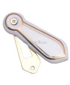 Gold Line Porcelain Covered Escutcheon