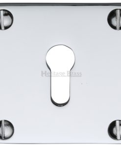 Solid Brass Keyhole Escutcheon