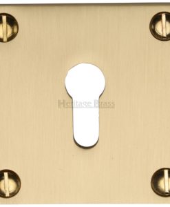 Solid Brass Keyhole Escutcheon