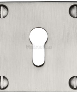 Solid Brass Keyhole Escutcheon
