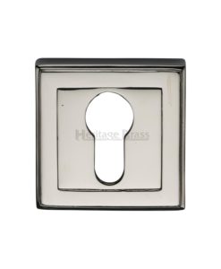 Square Euro Cylinder Keyhole Escutcheon