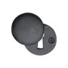 Standard Round Black Iron Covered Escutcheon