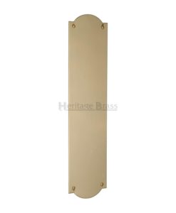 Shaped Solid Brass Finger Plate