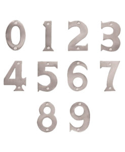 Stainless Steel Door Numerals